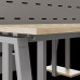 Стол офисный Kobor A/2-120/140 aluminum/natural