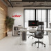 Стол офисный Kobor A/2-100/140 white/premium