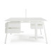 Стол офисный Kobor A/2-80/160 white/premium