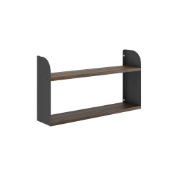 Полка Kobor S1-100/20 black/charlston