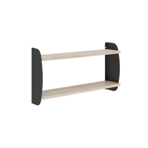 Полка Kobor S2-120/20 black/natural Полка Kobor S2-120/20 black/natural