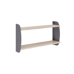 Полка Kobor S2-80/20 graphite/natural Полка Kobor S2-80/20 graphite/natural