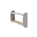 Полка Kobor S2-120/20 aluminum/natural
