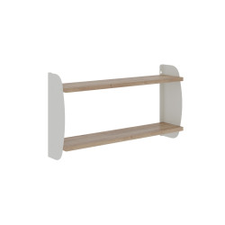 Полка Kobor S2-100/20 white/natural Полка Kobor S2-100/20 white/natural