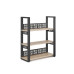 Стеллаж открытый Kobor SО3-80/36 black/natural Стеллаж открытый Kobor SО3-80/36 black/natural