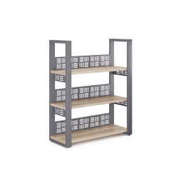 Стеллаж открытый Kobor SО3-80/36 graphite/natural