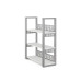 Стеллаж открытый Kobor SО3-120/36 aluminum/premium Стеллаж открытый Kobor SО3-120/36 aluminum/premium