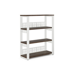 Стеллаж открытый Kobor ST3-100/36 white/charlston