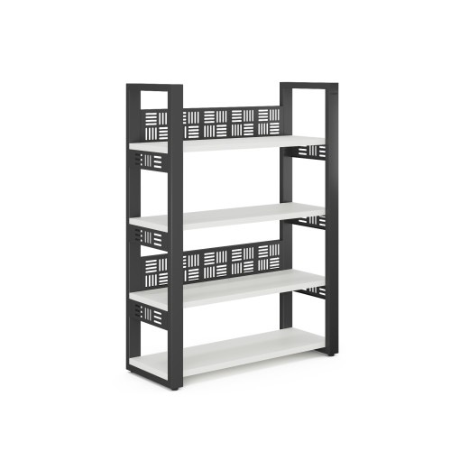 Стеллаж открытый Kobor SO4-120/36 black/premium