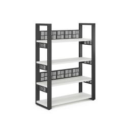 Стеллаж открытый Kobor SO4-140/36 black/premium