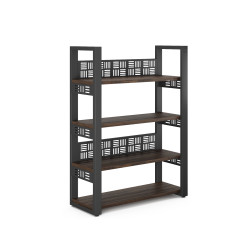 Стеллаж открытый Kobor SO4-140/36 black/charlston