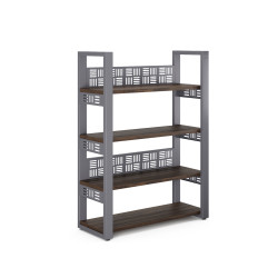 Стеллаж открытый Kobor SO4-80/36 graphite/charlston