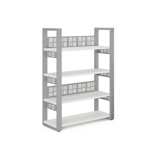 Стеллаж открытый Kobor SO4-140/36 aluminum/premium Стеллаж открытый Kobor SO4-140/36 aluminum/premium