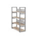 Стеллаж открытый Kobor SO4-60/36 aluminum/natural Стеллаж открытый Kobor SO4-60/36 aluminum/natural