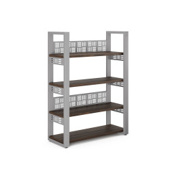 Стеллаж открытый Kobor SO4-60/36 aluminum/charlston