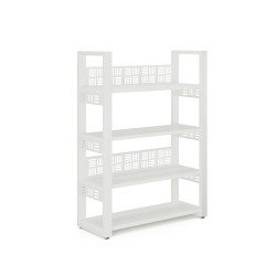 Стеллаж открытый Kobor SO4-140/36 white/premium