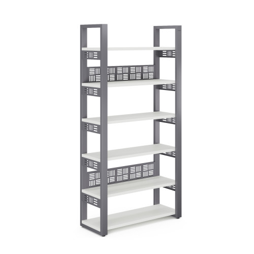 Стеллаж открытый Kobor SO6-120/36 graphite/premium Стеллаж открытый Kobor SO6-120/36 graphite/premium