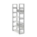 Стеллаж открытый Kobor SO6-140/36 aluminum/premium Стеллаж открытый Kobor SO6-140/36 aluminum/premium