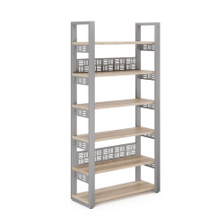 Стеллаж открытый Kobor SO6-60/36 aluminum/natural Стеллаж открытый Kobor SO6-60/36 aluminum/natural