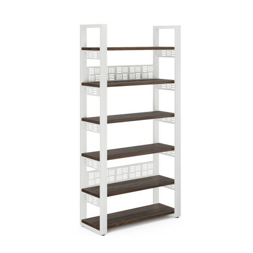 Стеллаж открытый Kobor SO6-140/36 white/charlston