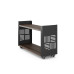 Стеллаж мобильный Kobor SМ2-90/30 black/charlston Стеллаж мобильный Kobor SМ2-90/30 black/charlston