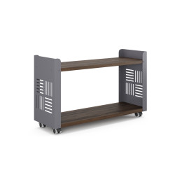 Стеллаж мобильный Kobor SМ2-90/30 graphite/charlston