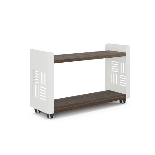 Стеллаж мобильный Kobor SМ2-90/30 white/charlston Стеллаж мобильный Kobor SМ2-90/30 white/charlston