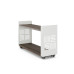 Стеллаж мобильный Kobor SМ2-90/30 white/charlston Стеллаж мобильный Kobor SМ2-90/30 white/charlston