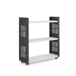 Стеллаж мобильный Kobor SM3-90/30 black/premium Стеллаж мобильный Kobor SM3-90/30 black/premium