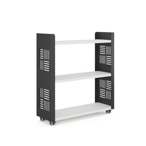 Стеллаж мобильный Kobor SM3-90/30 black/premium
