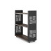 Стеллаж мобильный Kobor SM3-90/30 black/charlston