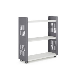 Стеллаж мобильный Kobor SM3-90/30 graphite/premium Стеллаж мобильный Kobor SM3-90/30 graphite/premium