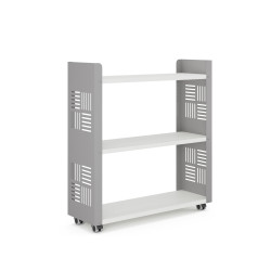Стеллаж мобильный Kobor SM3-90/30 aluminum/premium Стеллаж мобильный Kobor SM3-90/30 aluminum/premium