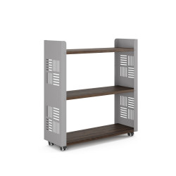 Стеллаж мобильный Kobor SM3-90/30 aluminum/charlston Стеллаж мобильный Kobor SM3-90/30 aluminum/charlston