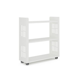 Стеллаж мобильный Kobor SM3-90/30 white/premium