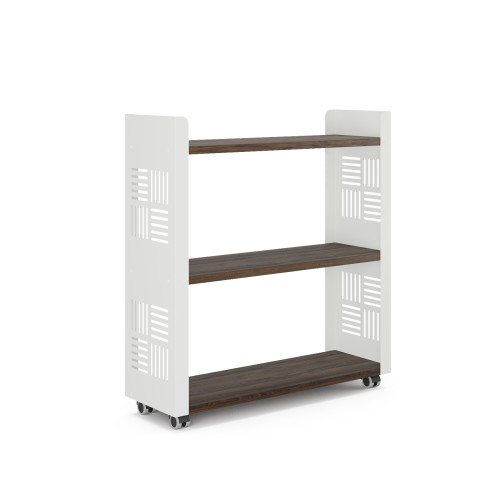 Стеллаж мобильный Kobor SM3-90/30 white/charlston