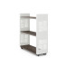 Стеллаж мобильный Kobor SM3-90/30 white/charlston