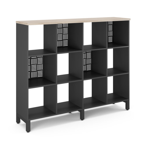 Стеллажная система SQ-3Х4 black/natural