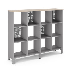 Стеллажная система SQ-3Х4 aluminum/natural