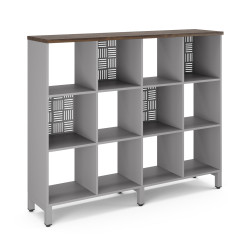 Стеллажная система SQ-3Х4 aluminum/charlston