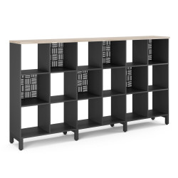 Стеллажная система SQ-3Х6 black/natural