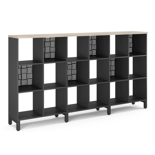 Стеллажная система SQ-3Х6 black/natural