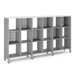Стеллажная система SQ-3Х6 aluminum/premium