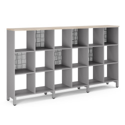 Стеллажная система SQ-3Х6 aluminum/natural