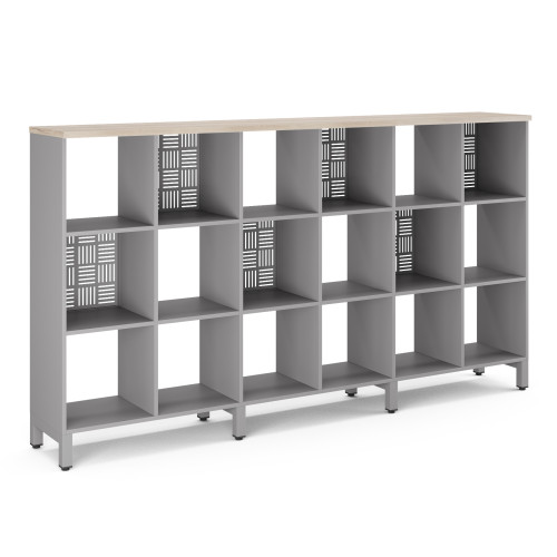 Стеллажная система SQ-3Х6 aluminum/natural