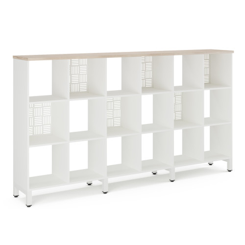 Стеллажная система SQ-3Х6 white/natural