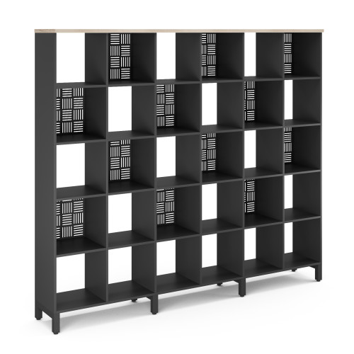 Стеллажная система SQ-5X6 black/natural