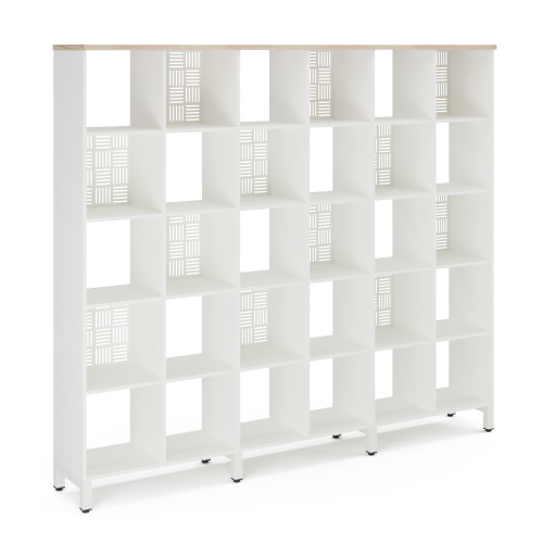 Стеллажная система SQ-5X6 white/natural Стеллажная система SQ-5X6 white/natural