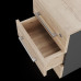 Тумба мобильная Kobor TМ3-40/50 black/natural