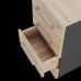 Тумба мобильная Kobor TМ4-40/50 black/natural